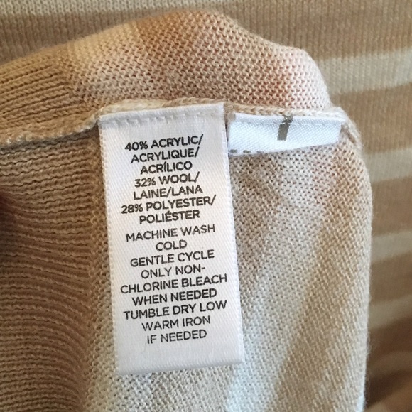 Ann Taylor Loft striped tunic sweater S - Picture 6 of 6